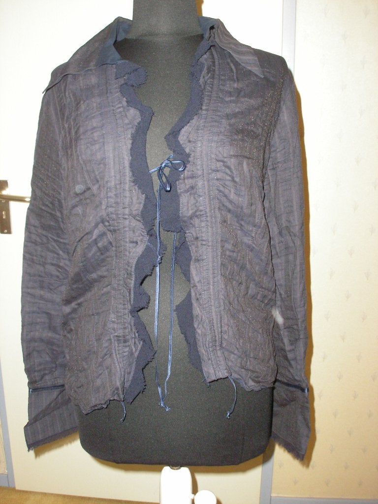 009 Summum Woman paarse blouse in maat 44, Summum Woman, Verzenden, Paars, Maat 42/44 (L)