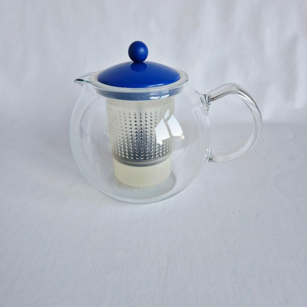 Bodum assam theepot blauw, Ophalen of Verzenden, Gebruikt
