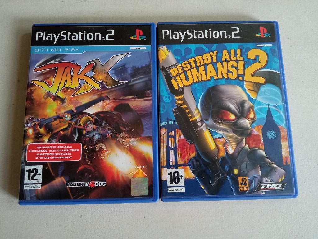 2 x PS2 spellen., Avontuur en Actie, Gebruikt, 1 speler, Ophalen of Verzenden