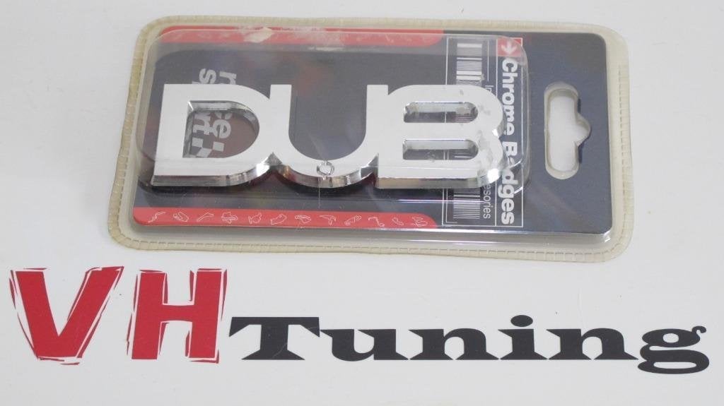 Sumex DUB 3D logo zelfklevend 10CM ABS chroom, Ophalen of Verzenden