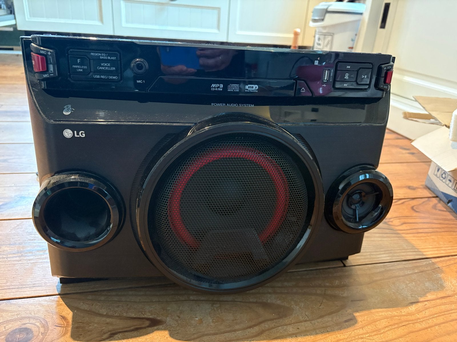 LG Mini Hi-Fi Audio OM4560 - Krachtige Muziekinstallatie, Overige merken, Gebruikt, Ophalen of Verzenden, Microset
