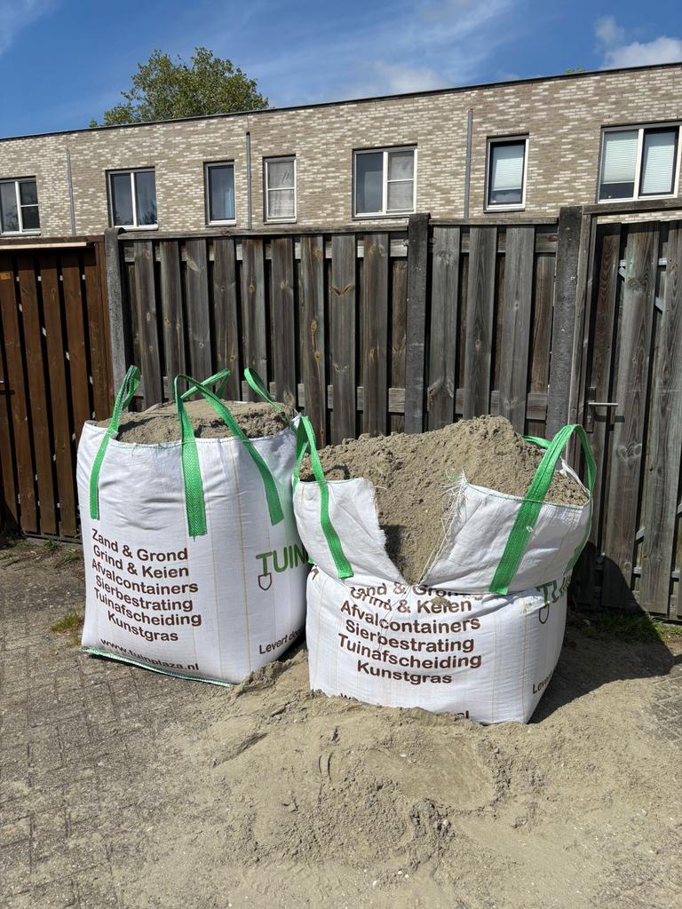 2 kuub wit straatzand, Tuin en Terras, Zand, Ophalen, Gebruikt, Ophoogzand