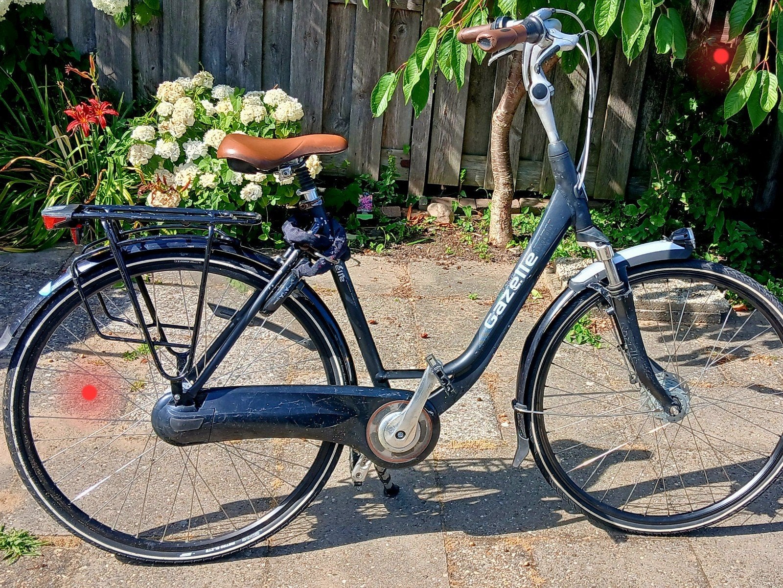 53 frame 7 versnellingen GAZELLE ORANGE PLUS zwart, Fietsen en Brommers, Fietsen | Dames | Damesfietsen, 53 tot 56 cm, Ophalen