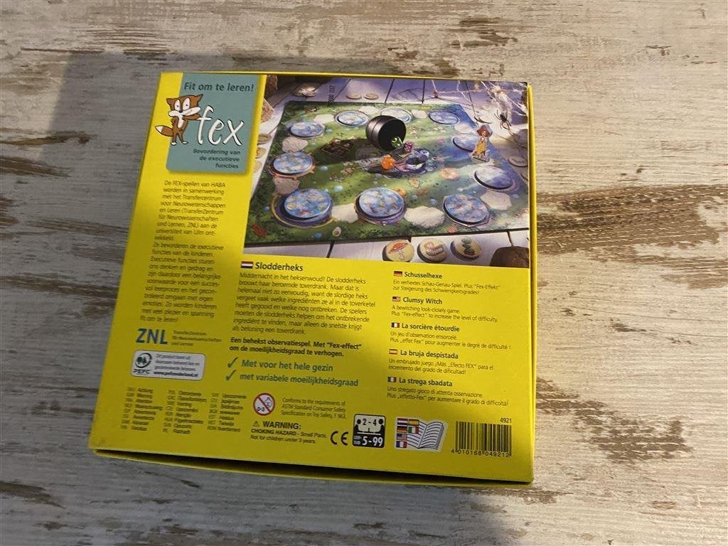 Slodderheks fit om te leren! Haba [s134], Hobby en Vrije tijd, Gezelschapsspellen | Bordspellen, Verzenden, Zo goed als nieuw