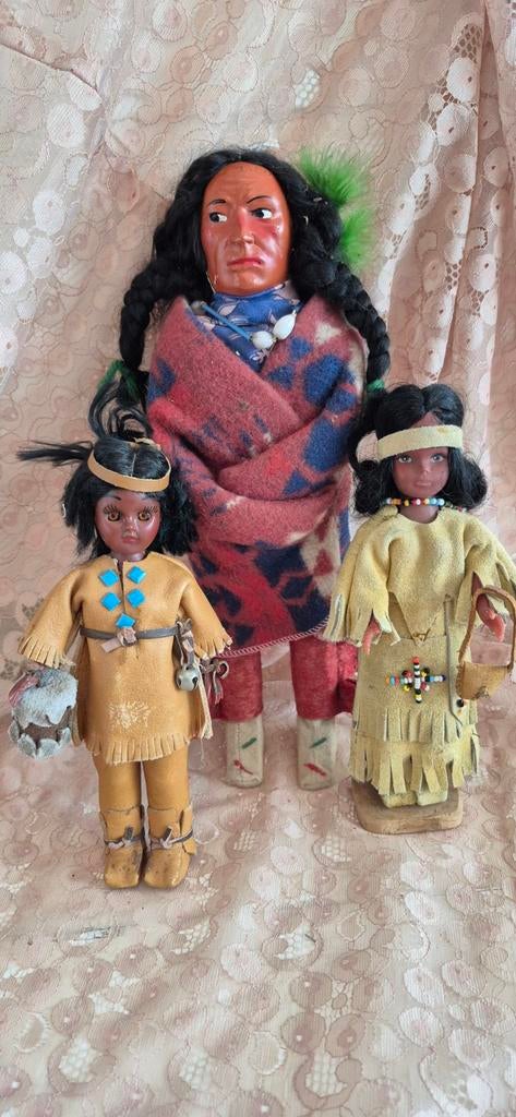 3 Indianen poppen, Ophalen of Verzenden, Pop