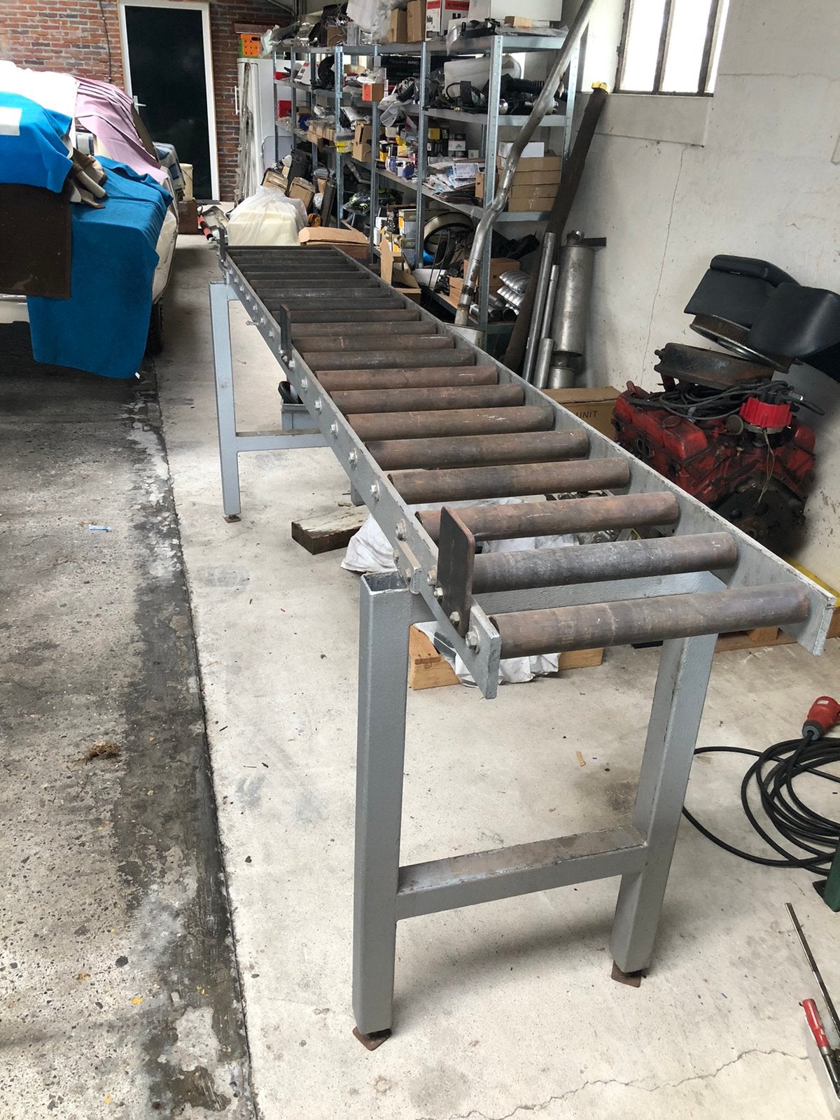 Rolle bank lintzaag zaag tafel, Ophalen, 70 mm of meer, Zo goed als nieuw, Lintzaag