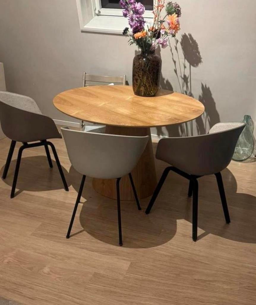 3x HAY about a chair stoelen .AAC22 gestoffeerd + AAC26, Huis en Inrichting, Stoelen, Ophalen, Drie, Zo goed als nieuw, Stof