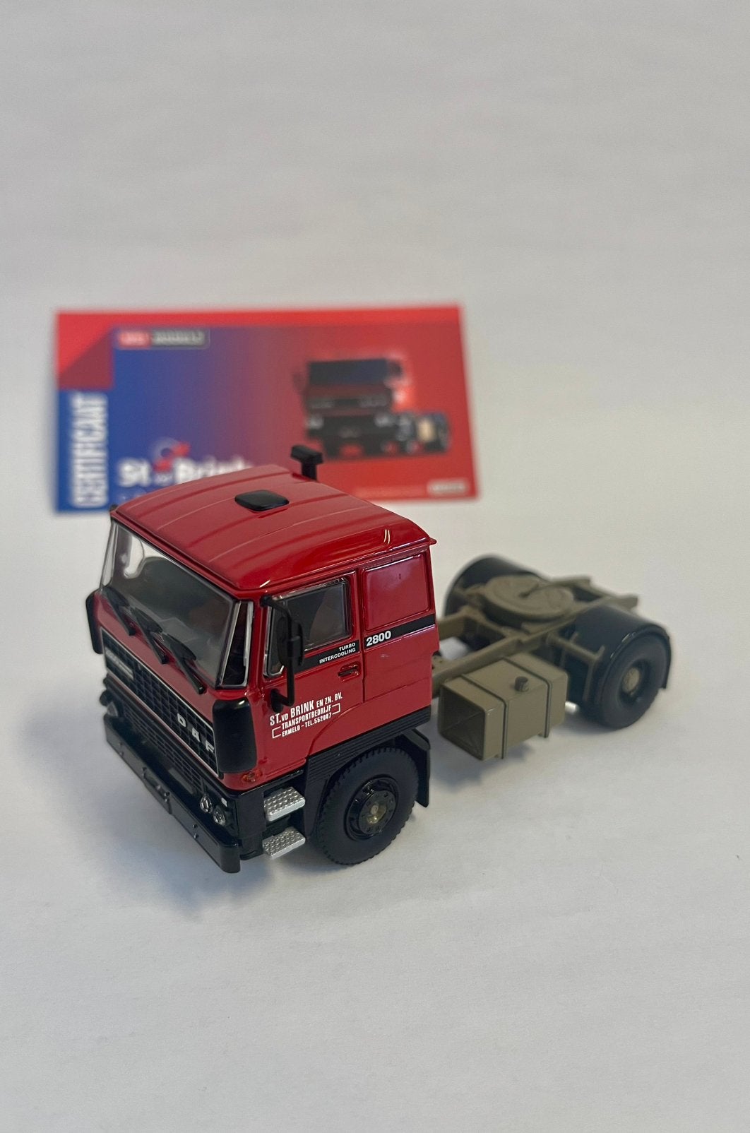 St vd Brink DAF 2800 1:50, St vd Brink, Nieuw, Tolweg 15 Ermelo, Ophalen of Verzenden