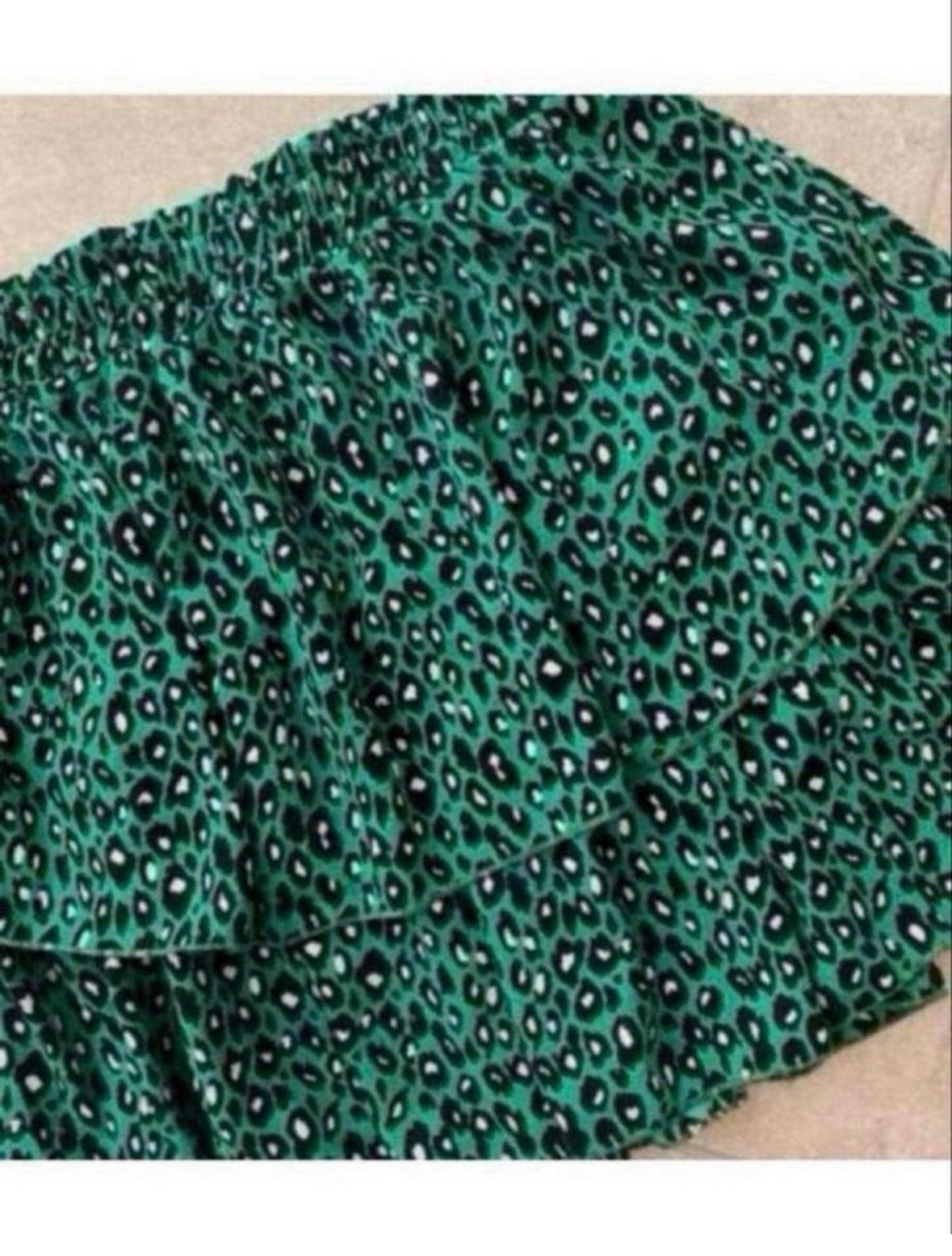 Costes groen rokje met print maat S, Ophalen of Verzenden, Maat 36 (S), Gedragen, Boven de knie