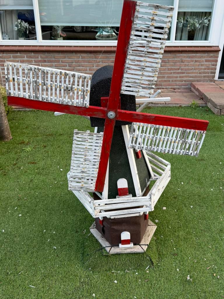 Tuinmolen voor de liefhebber, Ophalen, Gebruikt