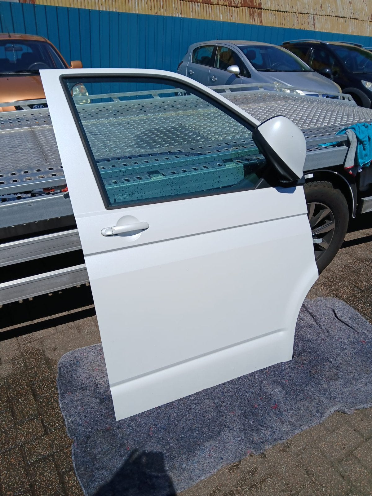 Volkswagen transporter T6 portier rechts voor parlemoer wit, Auto-onderdelen, Ophalen, Gebruikt, Rechts, Volkswagen