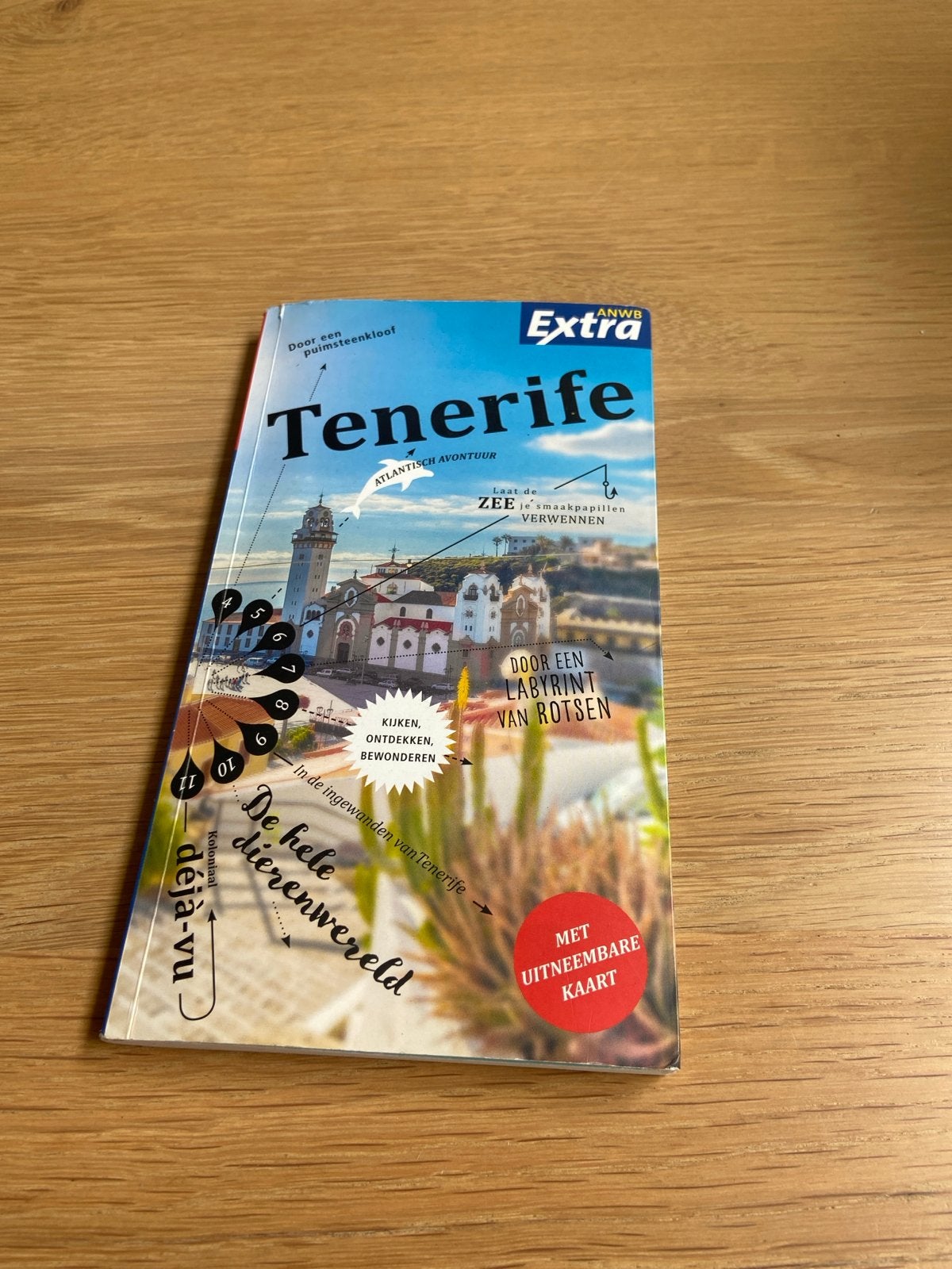 ANWB Extra Reisgids Tenerife met uitneembare kaart, Ophalen, Europa, Zo goed als nieuw, Reisgids of -boek