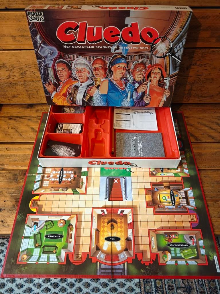 2 X Cluedo vintage., Hobby en Vrije tijd, Gezelschapsspellen | Bordspellen, Ophalen of Verzenden, Clipper., Clipper., Clipper.