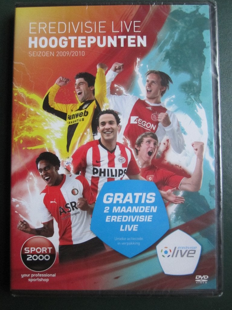 Eredivisie Live Hoogtepunten Seizoen 2009/2010 (nieuw in de, Voetbal, Nieuw in verpakking, Alle leeftijden, Compilatie