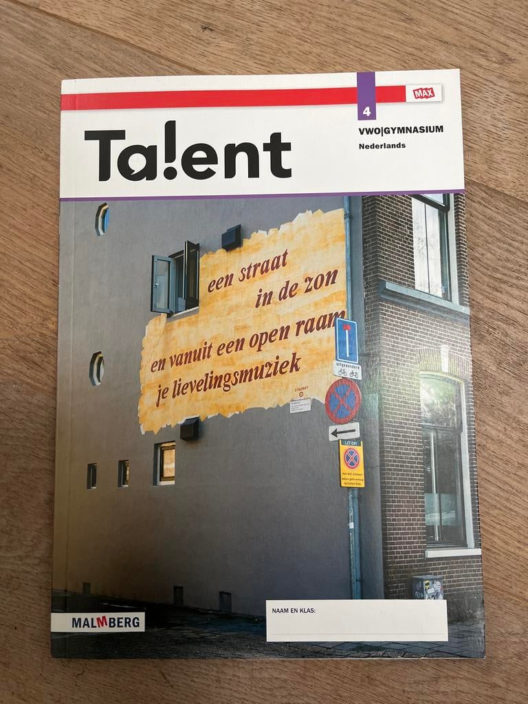 Talent 4 VWO Gymnasium Nederlands - Malmberg, Boeken, Studieboeken en Cursussen, Ophalen of Verzenden, Alpha, Gelezen, WO