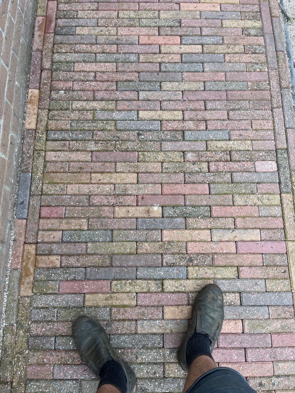 Klinkers 5x20 cm, 20 m, Tuin en Terras, Tegels en Klinkers, Ophalen of Verzenden, Gebruikt, Beton, Klinkers