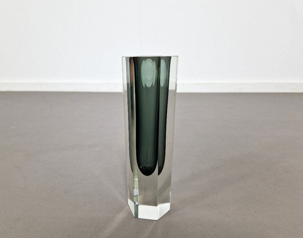 Vintage Murano Sommerso Vaas, Ophalen of Verzenden