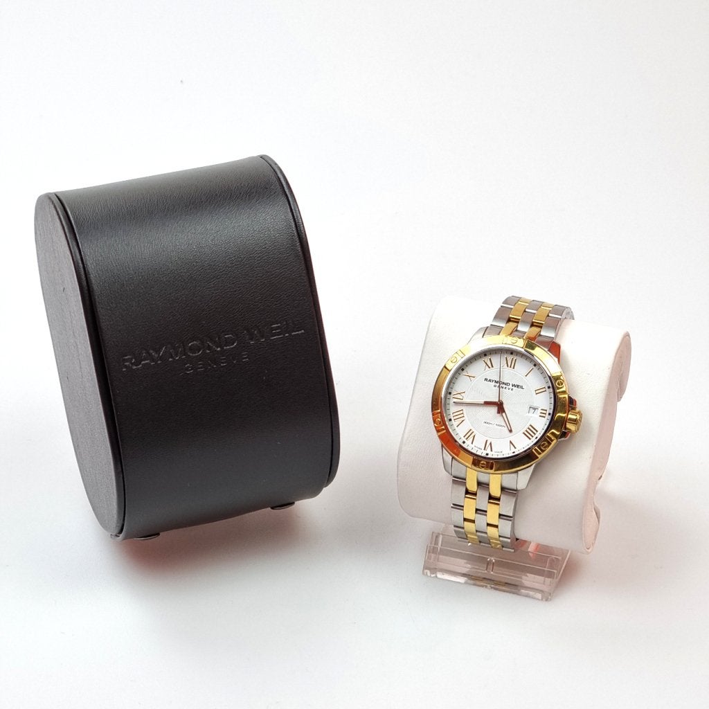 Raymond Weil Tango 8160-STP-00308 Herenhorloge | Nette Staat, Sieraden, Tassen en Uiterlijk, Horloges | Heren, Flex Ltd., Zo goed als nieuw