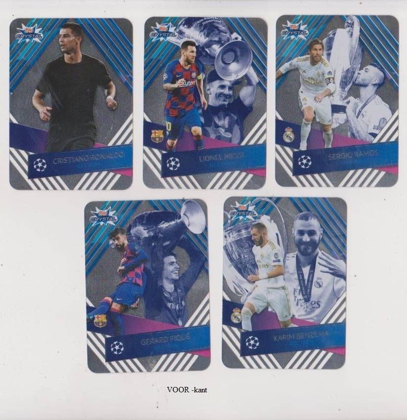 Topps krt CL 2019-2020 CRYSTAL, UCL Icons, Verzenden, Zo goed als nieuw, Buitenlandse clubs, Poster, Plaatje of Sticker