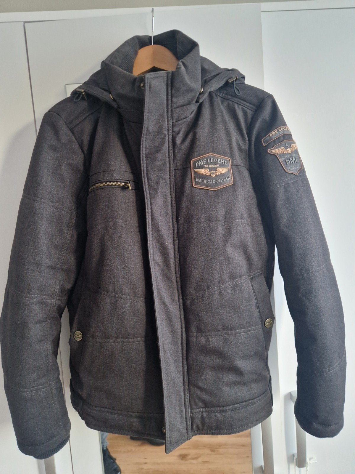 PME winterjas maat S zwart zgan, Kleding | Heren, Jassen | Winter, Zwart, Ophalen of Verzenden, Zo goed als nieuw, PME