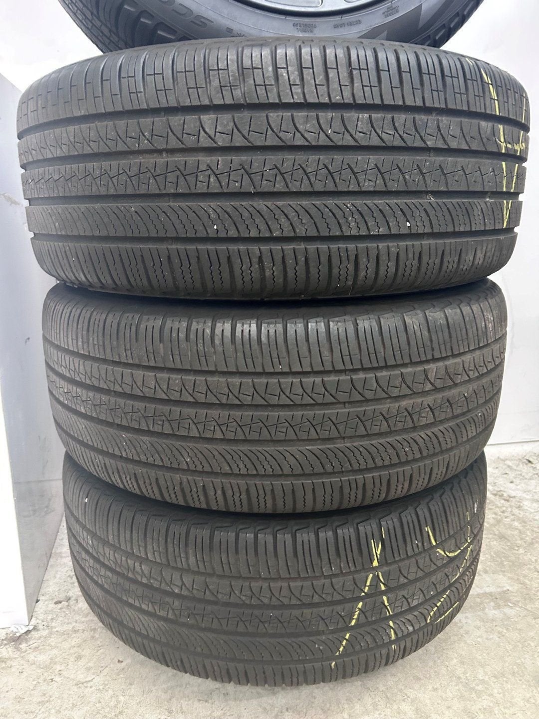 Originele Range Rover sport 22 inch velgen all season banden, Gebruikt, -, 285 mm, -