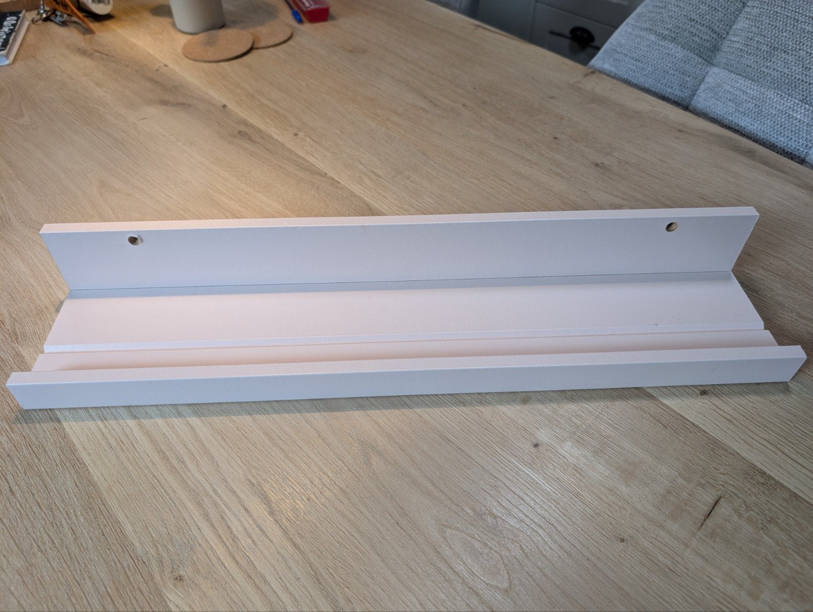 IKEA Mosslanda fotoplank/boekenplank - 55 cm - Lichtroze, Ophalen of Verzenden, Gebruikt