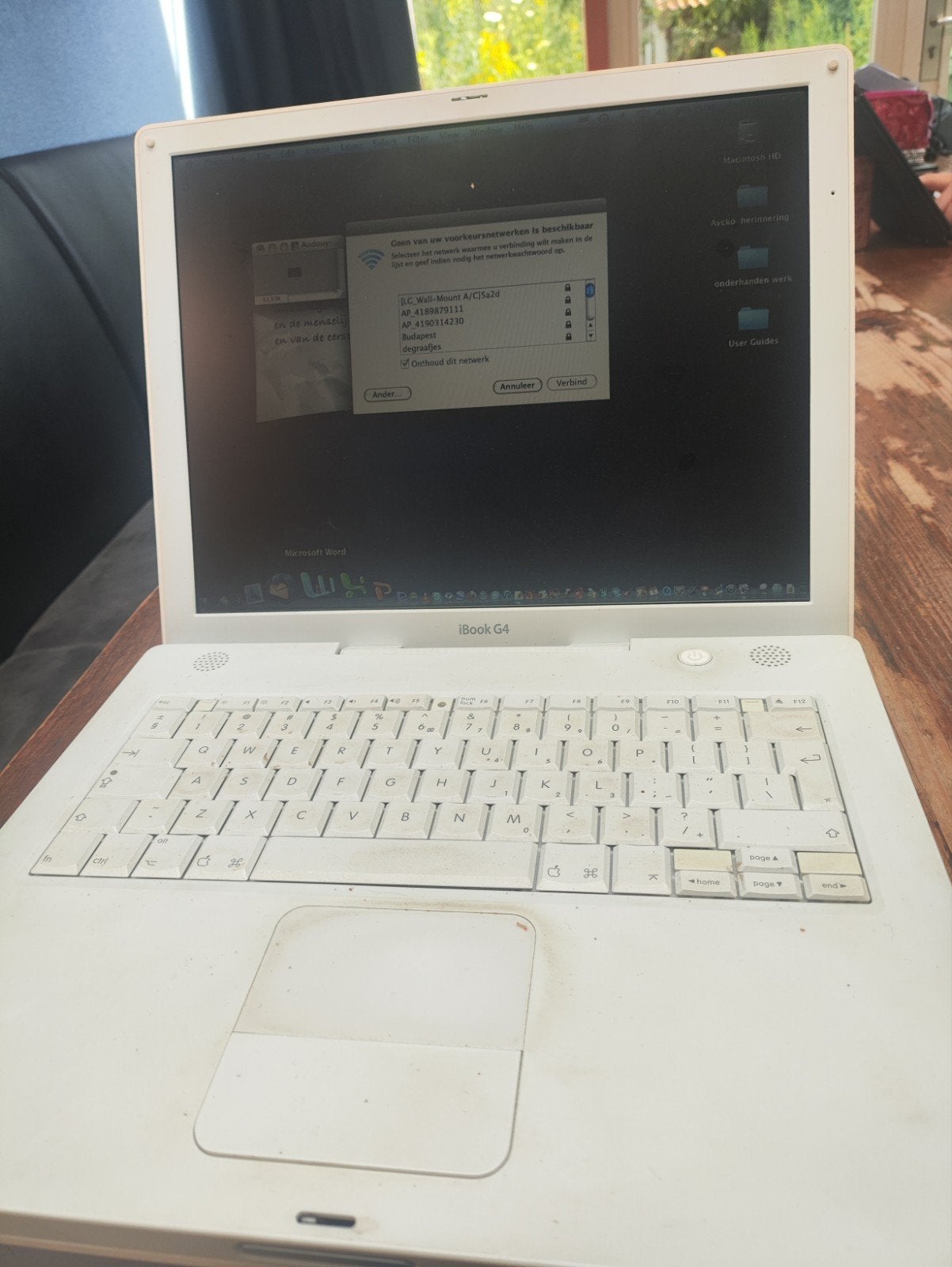 Apple iBook G4 - Vintage Laptop, Ophalen of Verzenden