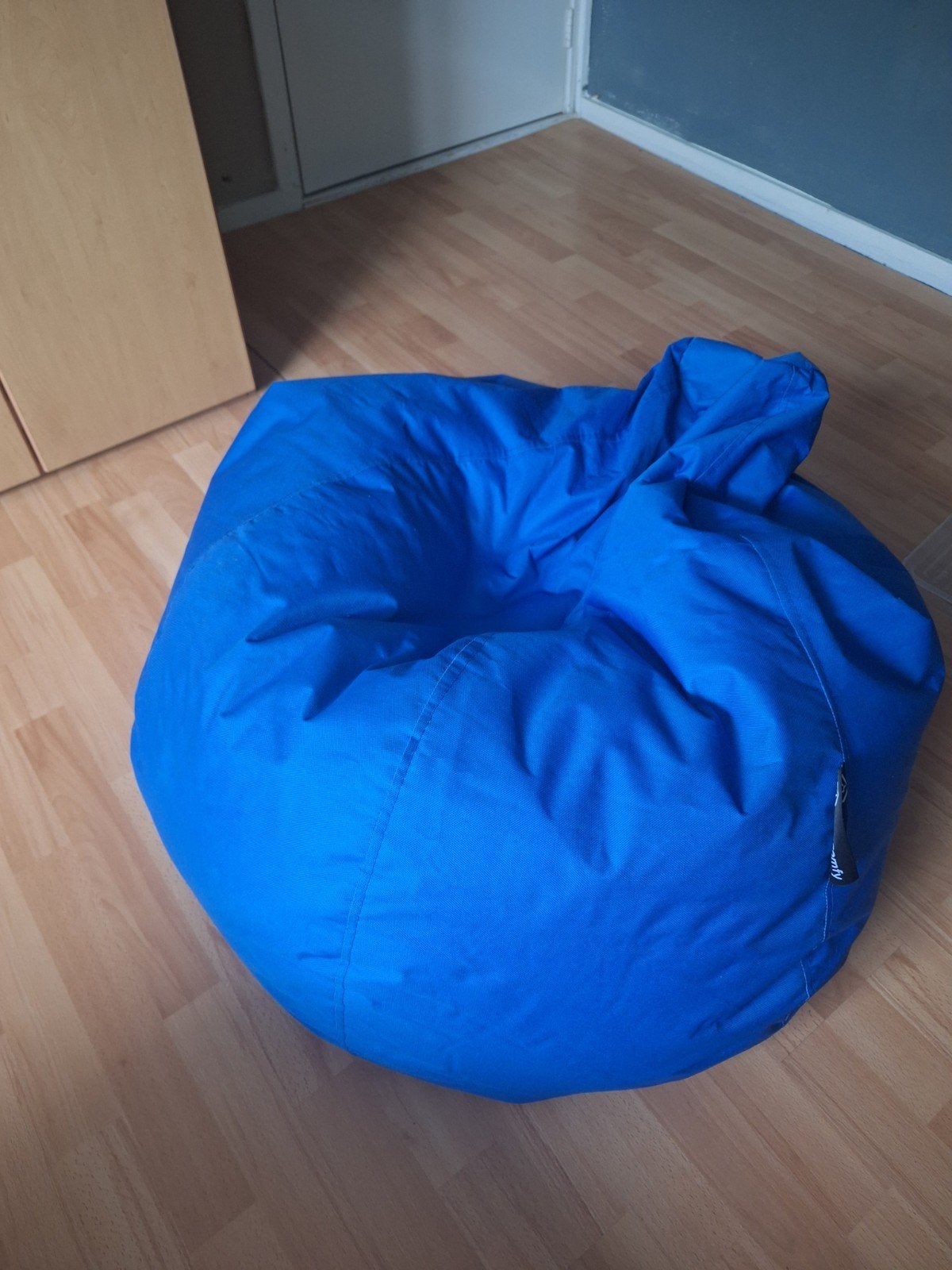 Blauwe zitzak in goede staat, Ophalen of Verzenden, Zo goed als nieuw, Blauw, Zitzak