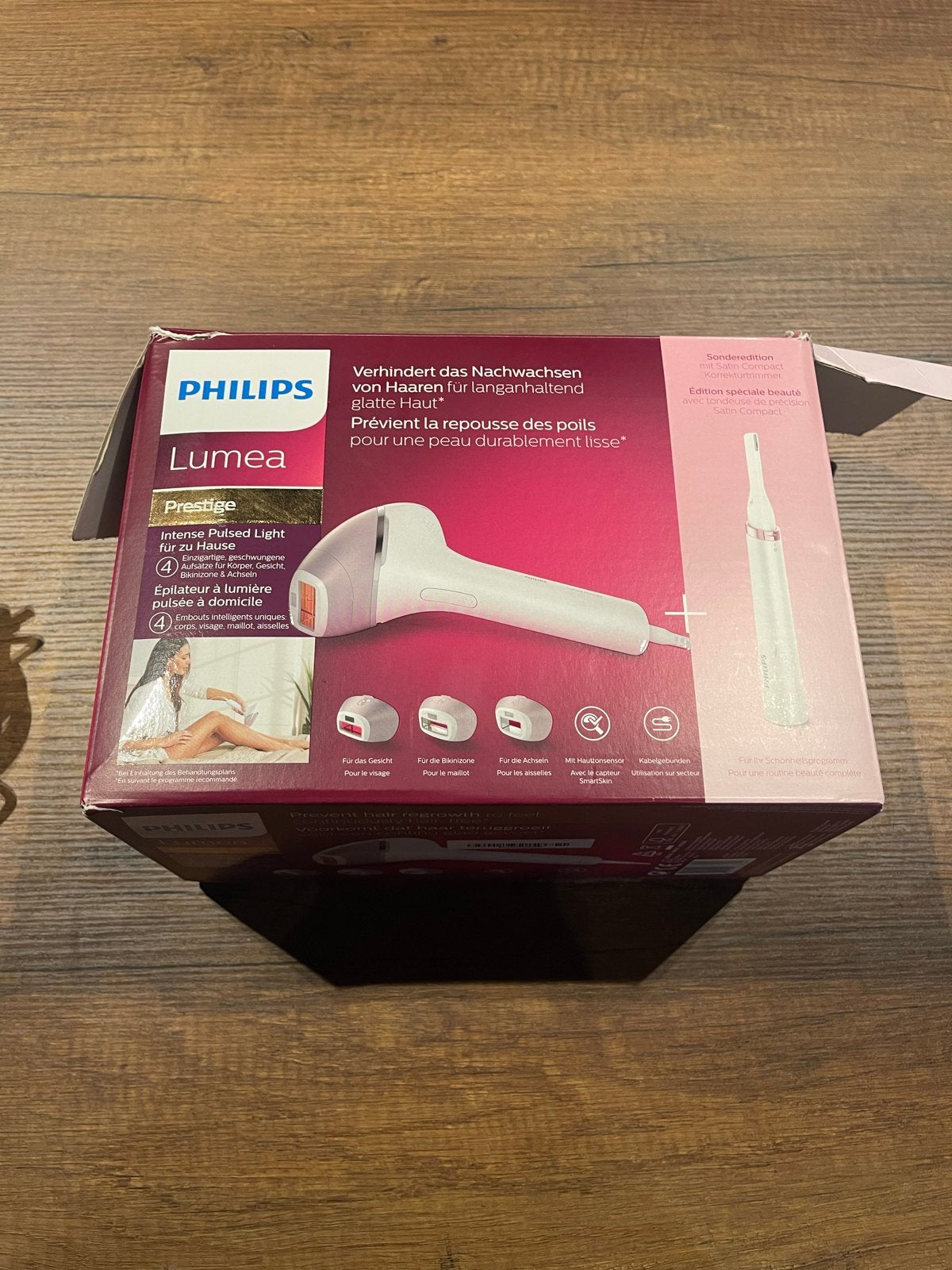 Philips Lumea Prestige IPL Haarverwijderaar, Witgoed en Apparatuur, Persoonlijke-verzorgingsapparatuur, Ophalen of Verzenden, Zo goed als nieuw