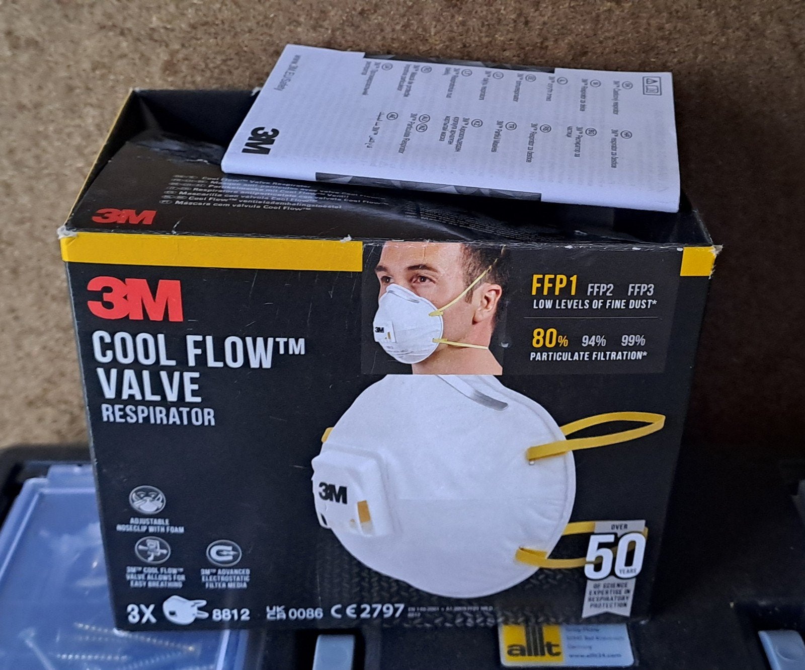 3M bescherming nieuw in doos. Fijnstofmaskers., Ophalen, Nieuw