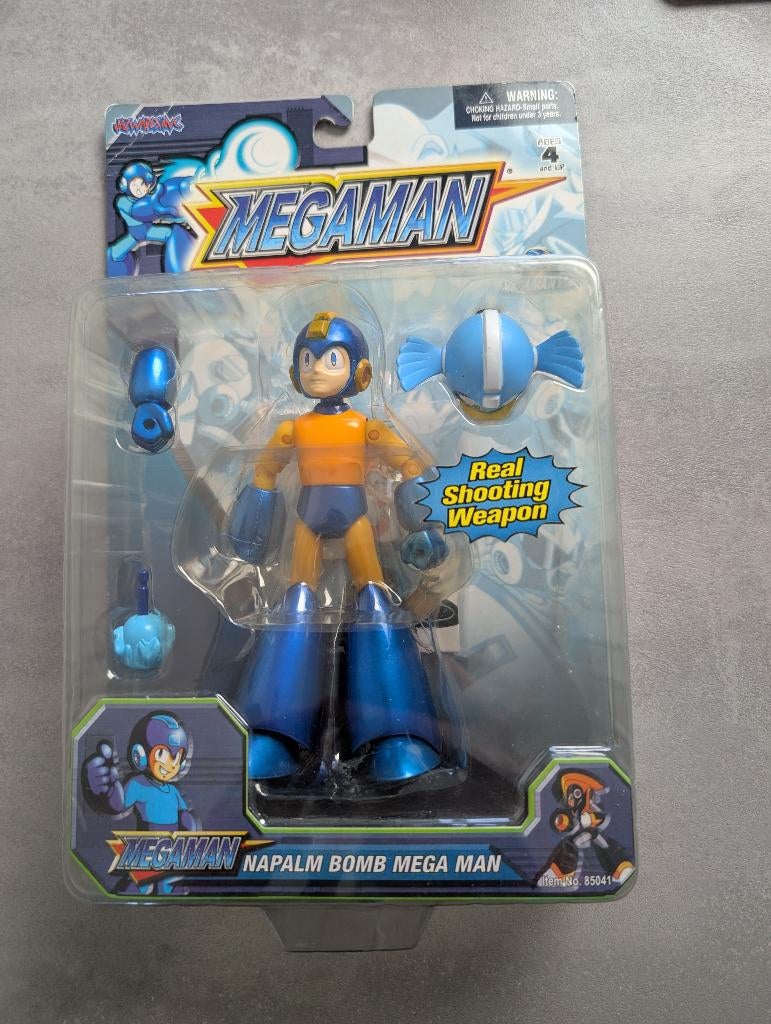 Nieuw jazwares mega man napalm bomb figuur / action figure, Ophalen of Verzenden, Nieuw