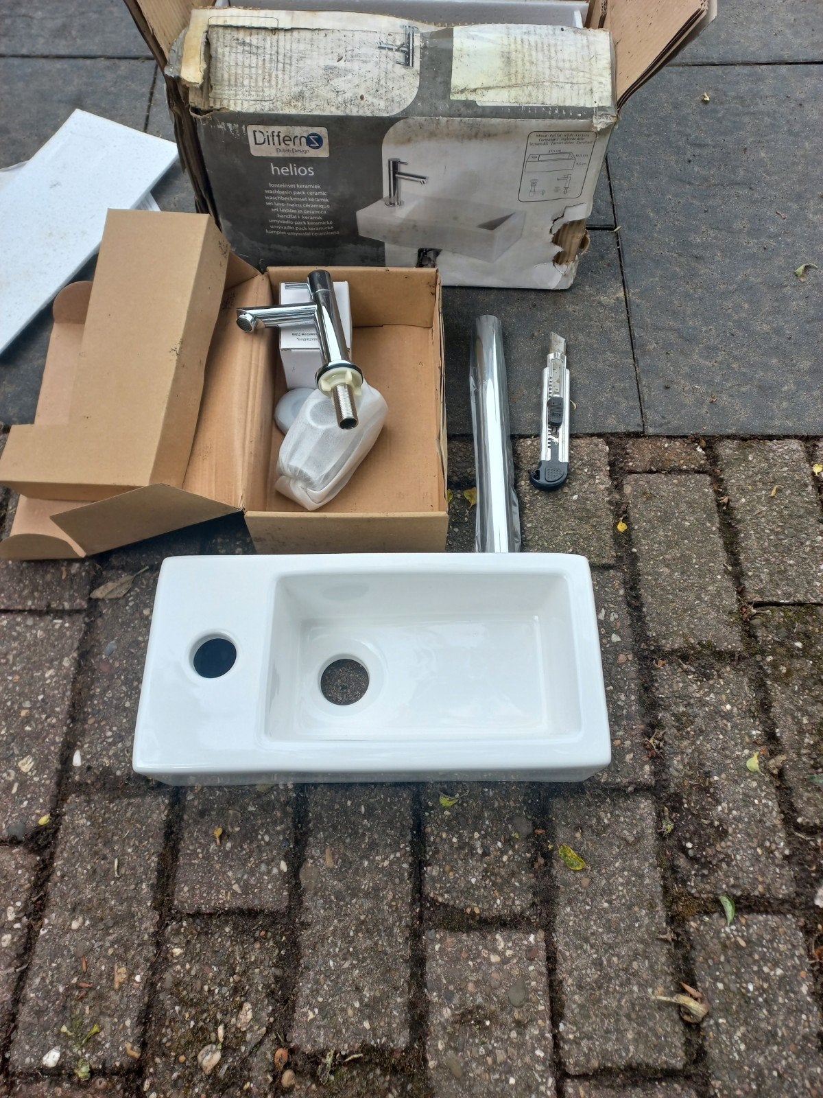 2 x wasbak nieuw, Ophalen, Nieuw, Wastafel