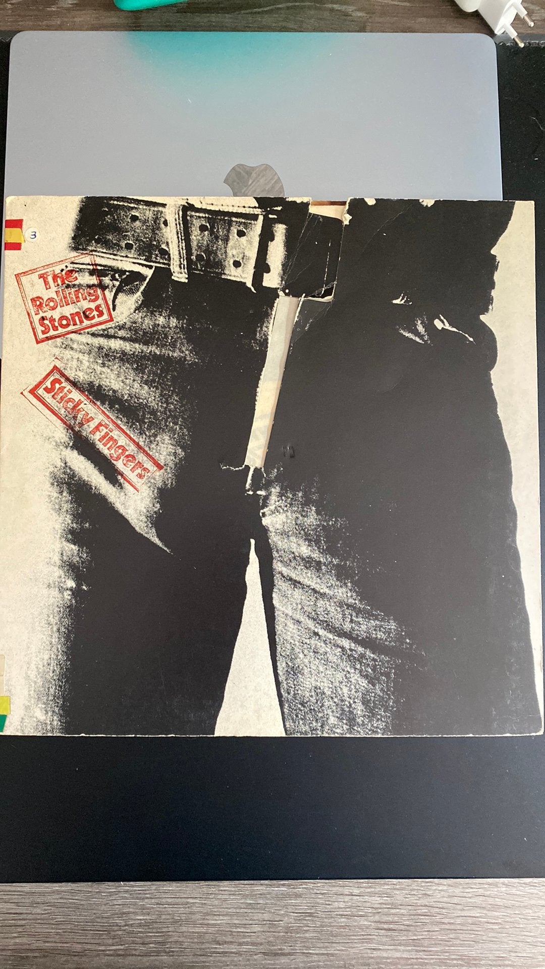Rolling Stones - Sticky Fingers LP, Cd's en Dvd's, Ophalen of Verzenden, Gebruikt, 12 inch, Poprock