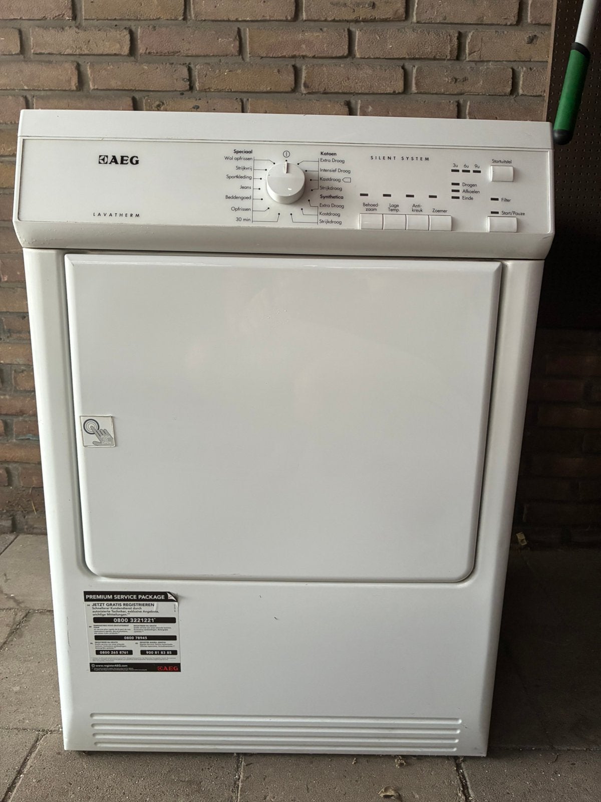 AEG Lavatherm T65170AV – 7 kg wasdroger – goed werkend, Ophalen, 6 tot 8 kg, Luchtafvoer, Zo goed als nieuw