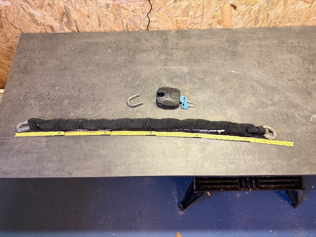Pro-Tect Quartz Kettingslot ART 4 - 100 CM, Ophalen of Verzenden, Zo goed als nieuw, Kettingslot