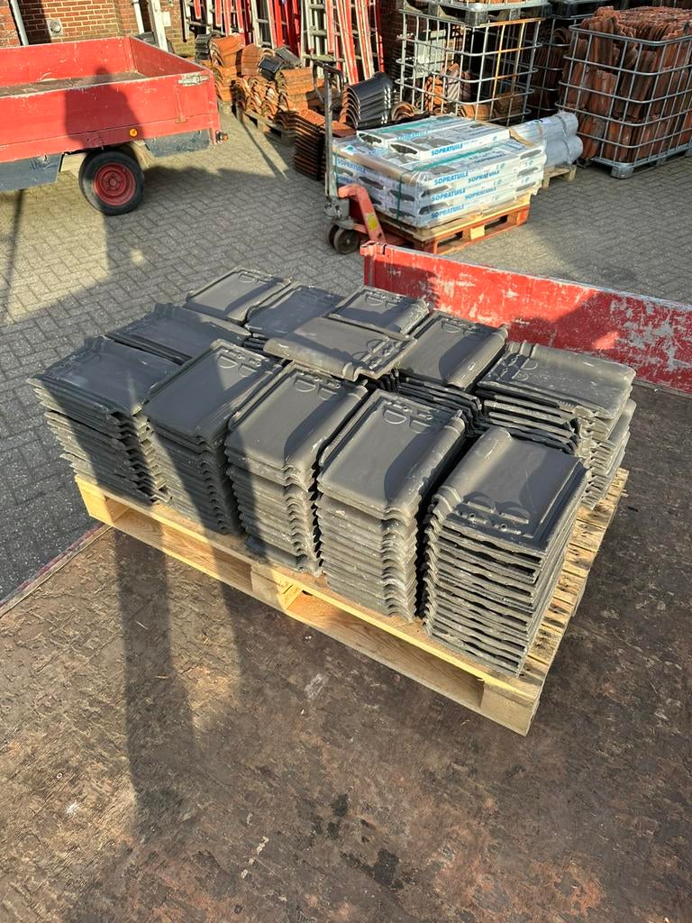 Dakpannen koramic tdn 44 blauw gesmoord productie 2026, Ophalen, Steen of Klei, Nieuw, 5 tot 10 m²