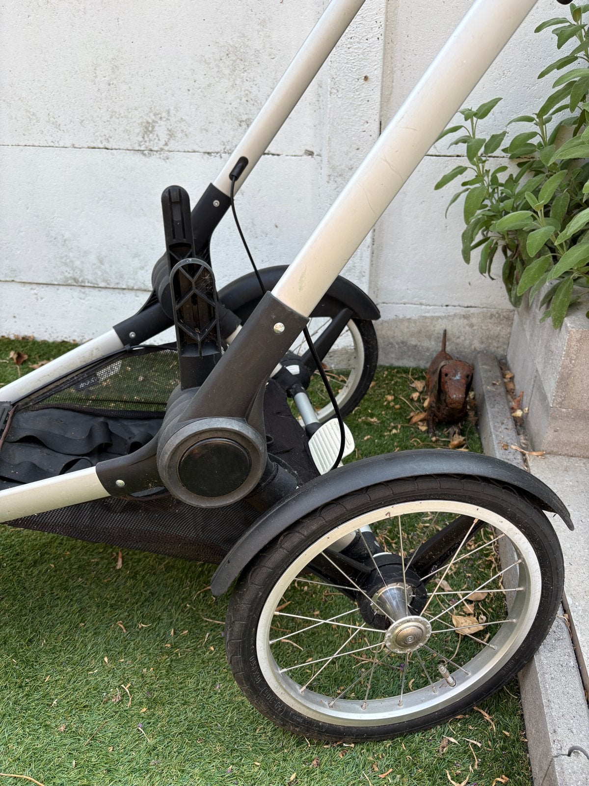 Bugaboo Runner Jogging Kinderwagen Frame, Kinderen en Baby's, Kinderwagens en Combinaties, Gebruikt, Kinderwagen, Bugaboo, Luchtbanden