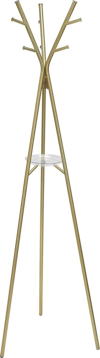Leitmotiv Deer Staande Kapstok - Goud - Ø54,4 x 172 cm, Huis en Inrichting, Ophalen, Zo goed als nieuw, Metaal, Staande kapstok