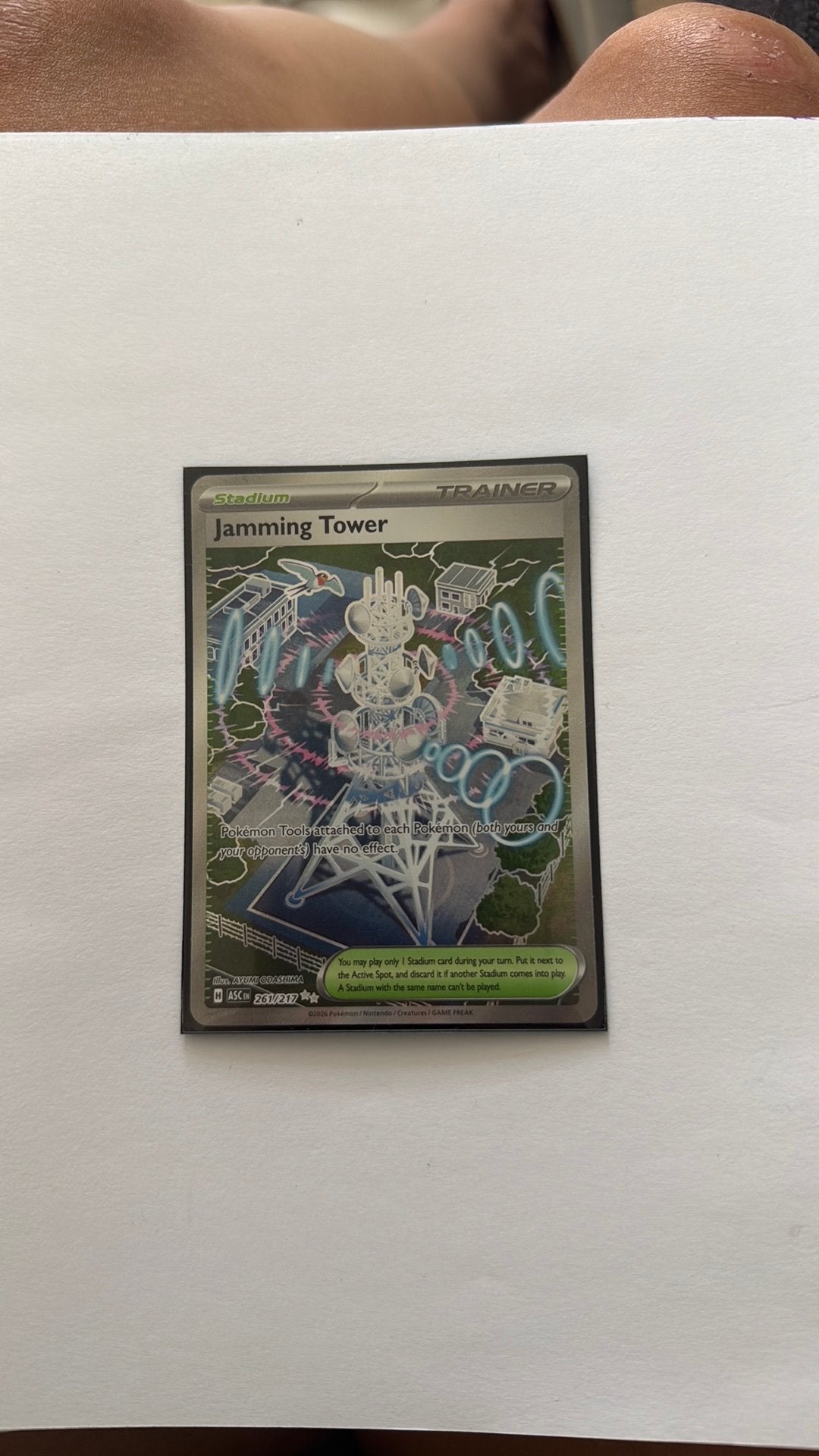 Jamming Tower pokemon kaart, Ophalen of Verzenden, Nieuw