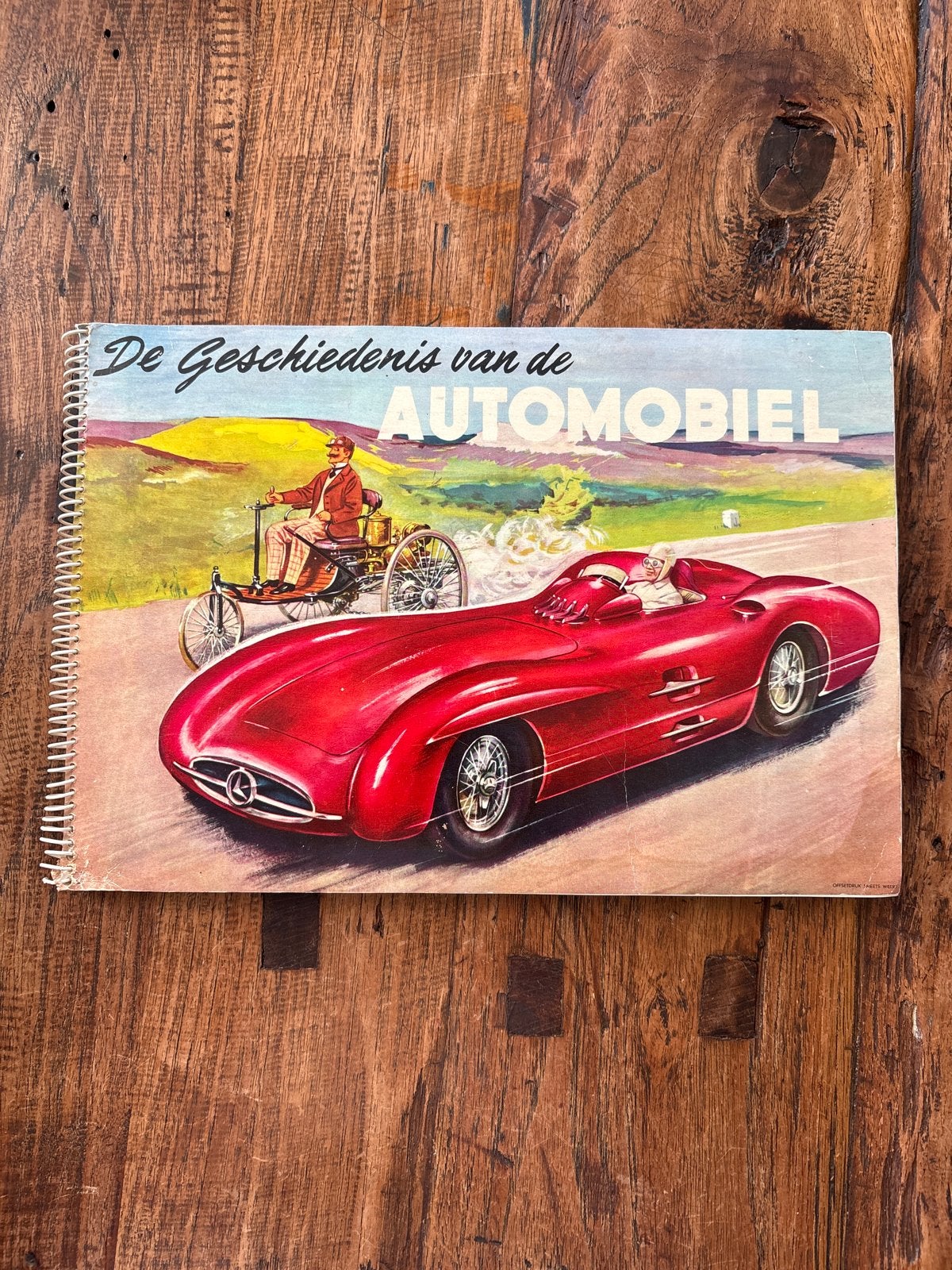 Plaatjesalbum: De Geschiedenis vd Automobiel - Full Speed 54, Boeken, Ophalen of Verzenden, Gelezen, Plaatjesalbum