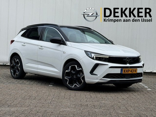 Opel Grandland 1.6 Turbo Plug-In Hybrid Ultimate Elegance me, Auto's, Opel, 12 maanden, 4 cilinders, Wit, Hybride Elektrisch/Benzine