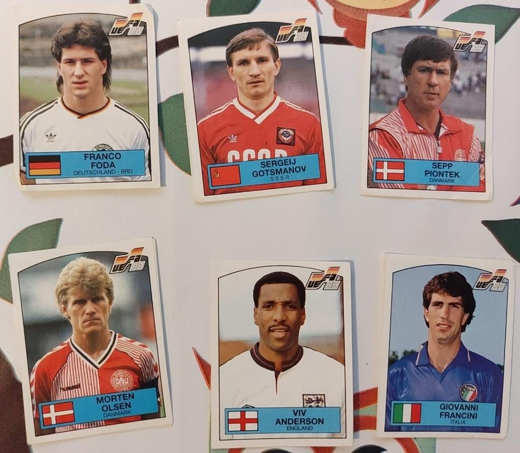 Panini stickers EK88 Euro1988, Ophalen of Verzenden, Zo goed als nieuw, Buitenlandse clubs, Poster, Plaatje of Sticker