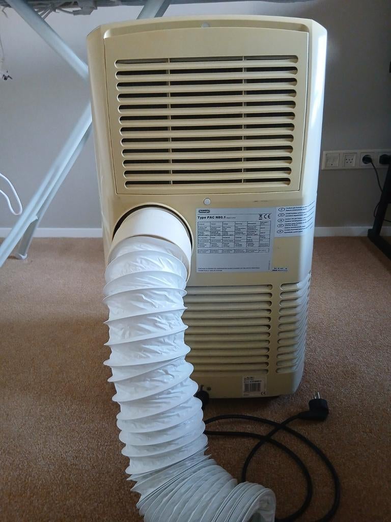 DeLonghi Mobiele Airco PAC N80.1 - Koel en Comfortabel, Ophalen, Gebruikt, Timer, 3 snelheden of meer