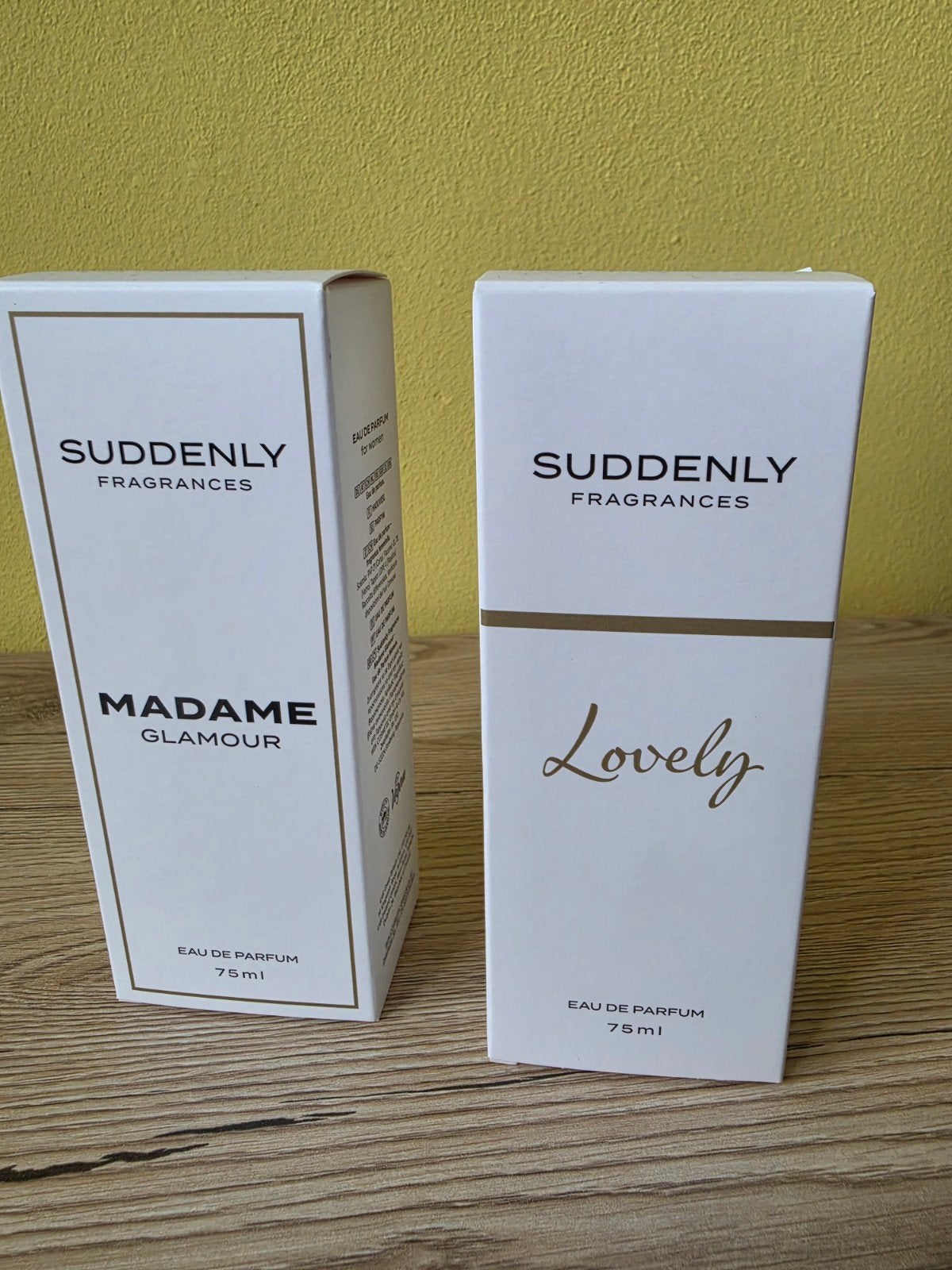 Suddenly Madame Glamour & Lovely Eau de Parfum 2 x 75ml, Ophalen of Verzenden, Zo goed als nieuw