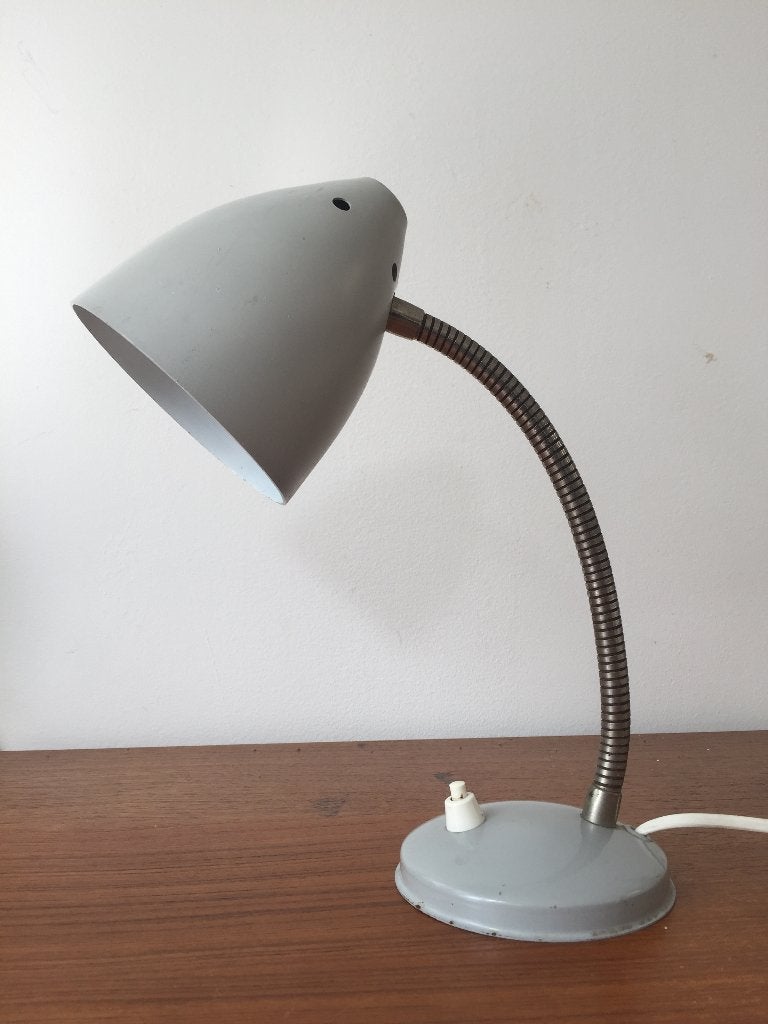Hala lamp jaren 50 60 industrieel design Busquet, Huis en Inrichting, Lampen | Tafellampen, Gebruikt, Overige materialen, Hala