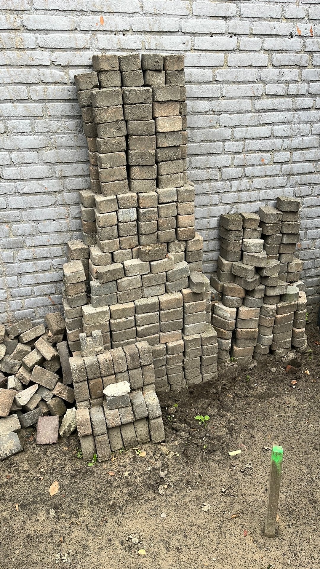 Gratis steentjes klinkers koppel tambour, Ophalen, Overige materialen, Gebruikt, Klinkers