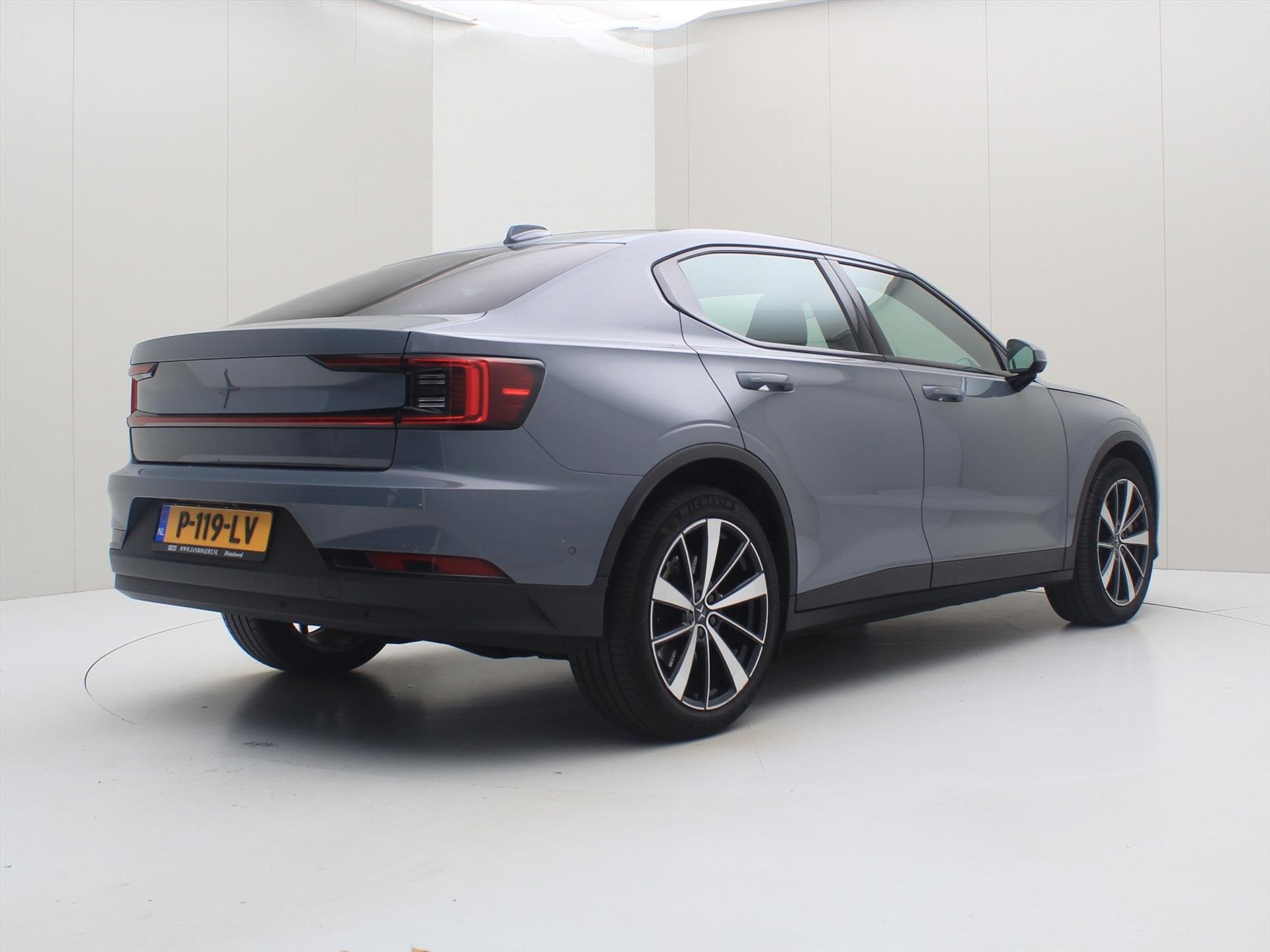 Polestar 2 Long Range Single Motor 170Kw 78kWh 92.53% SoH [, Auto's, Automaat, Stof, Gebruikt, Zwart