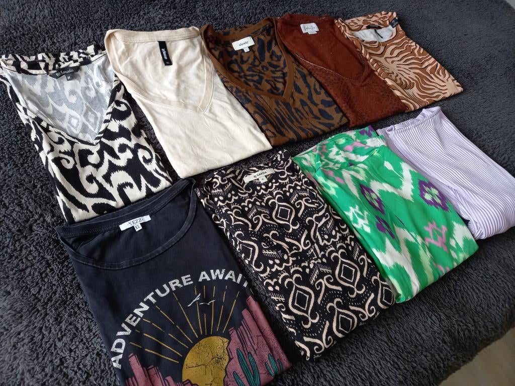 Verschillende (merk) t-shirts en tops (M-XL), Ophalen of Verzenden, Zo goed als nieuw