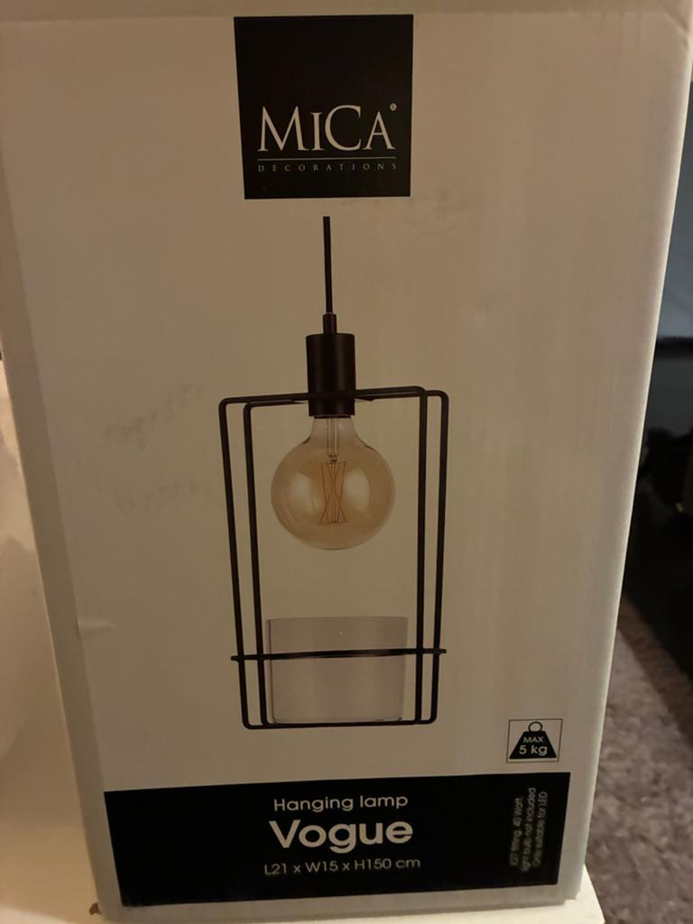 Hanglamp 2 stuks, Ophalen of Verzenden, Nieuw, Minder dan 50 cm