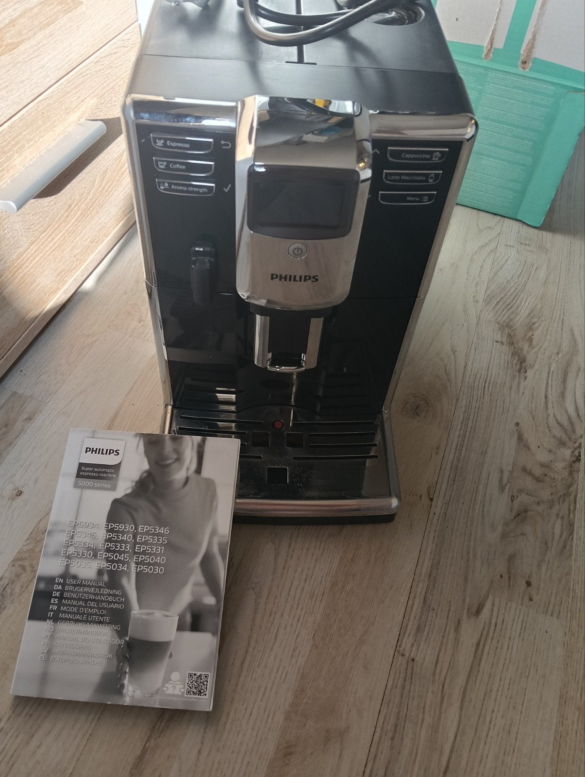 Philips 5000 serie volautomatische espressomachine, Ophalen of Verzenden, Gebruikt, Espresso apparaat, Koffiebonen